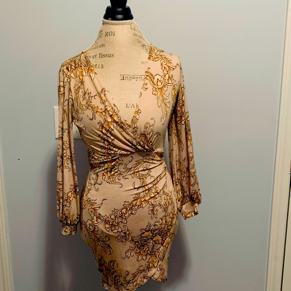 Fashionova Athina Printed Mini Dress